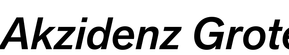 Akzidenz Grotesk Next Medium Italic Font Download Free